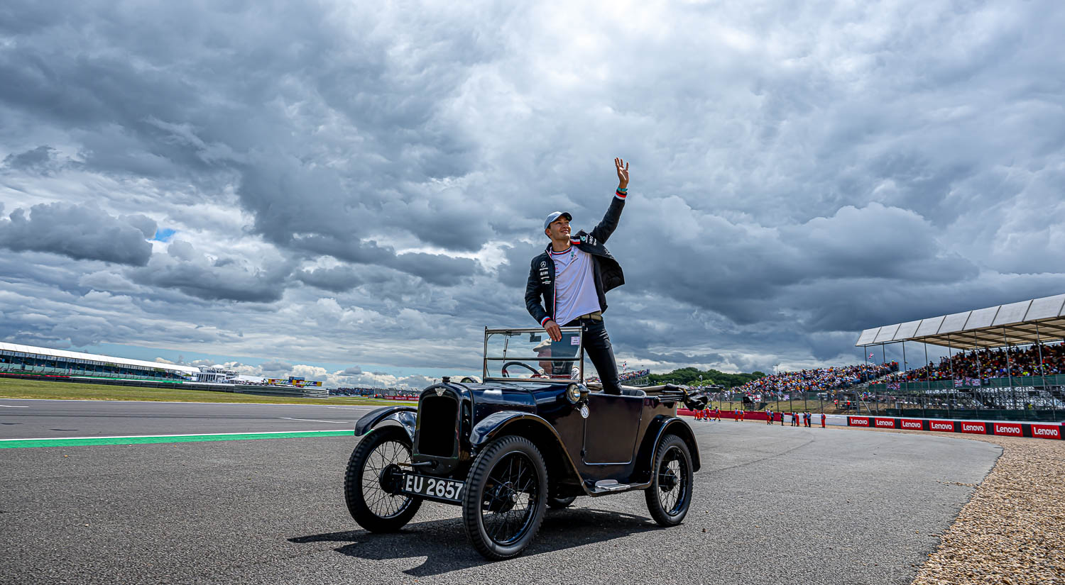 George Russell - Mercedes, Silverstone, 2022